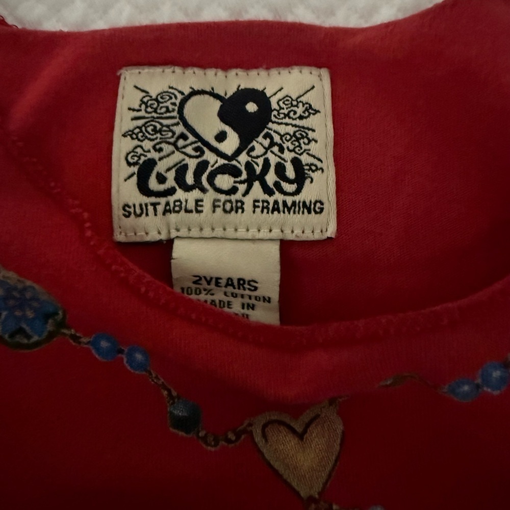 Lucky Brand Red Graphic Tee - Picture 2 of 2